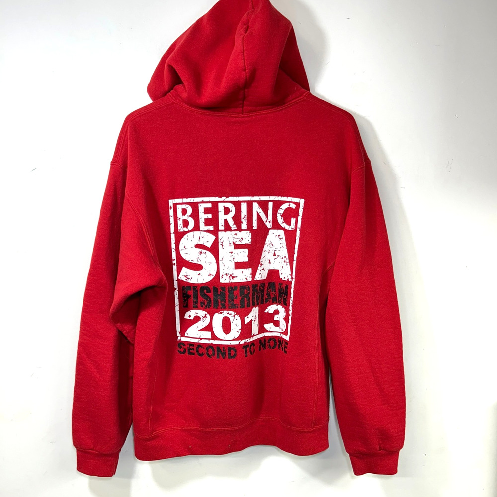 Bering Sea Fisherman 2013 Second To None M Hoodie Sweatshirt Crabbing Fishing AK